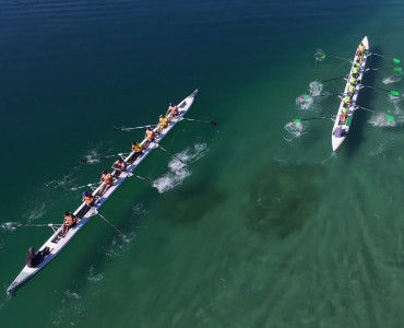 Séance aviron, ça glisse pour Hanes !